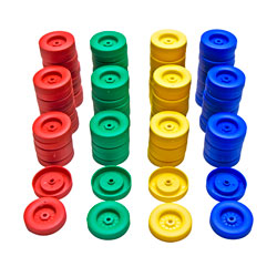 Rapid Wheels 40mm dia. 4mm hole - Pack of 100
