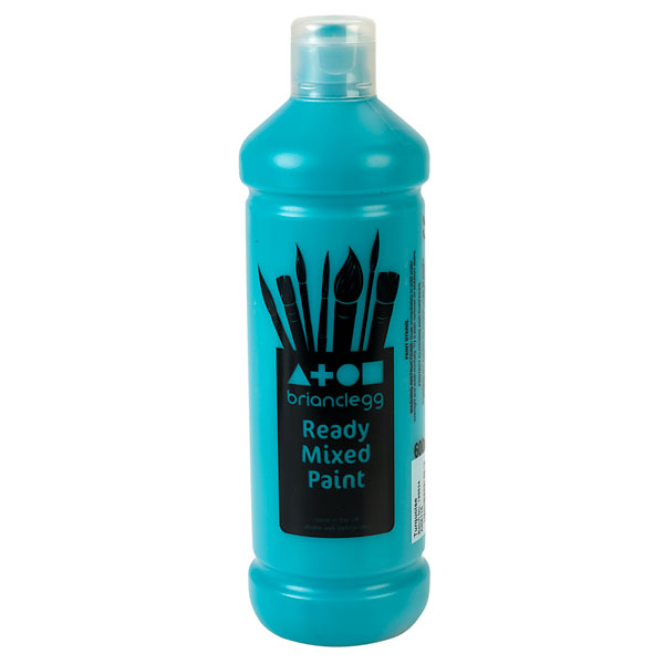 Brian Clegg Ready-mix Paint 600ml - Turquoise | Rapid Online