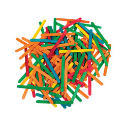 Rapid Coloured Craft Lollypop Sticks - Pack of 150
