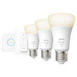 Philips 871951428913000 Hue LED Bulb E27 3er Set 1050lm Dimmer Warm White