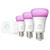 Philips 871951429135500 Hue LED Light Bulb E27 Starter Set 3x800lm