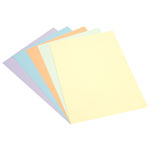 A4 Assorted Pastel Coloured Card 220gsm Pack of 30