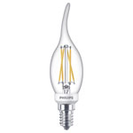 Philips 871951432437400 LED Candle Light E14 3.4W Warm White Clear