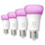 Philips 871951432840200 Hue LED Bulb 4-Pack 16M Colours E27 Bluetooth