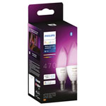 Philips 871951435671900 Hue LED Bulbs 2x470lm E14 5.3W Multi-Coloured