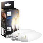 Philips 871951435673300 Hue LED Light Bulb 2x470lm E14 Smart Lighting