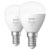 Philips 871951435677100 Hue LED Bulb 2-Pack E14 Warm White Dimmable