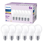 Philips 9290012430 LED Lamp E-27 7W=60W Warm White 50x106mm 6 pcs