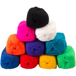 RVFM Double Knitting Wool - Pack of 10