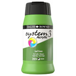 Daler Rowney System 3 Acrylic Paint Leaf Green (500ml)