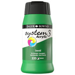 Daler Rowney System 3 Acrylic Colour Emerald Paint (500ml)