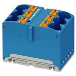 Phoenix Contact 1082388 Distribution block 450V 57A blue push-lock