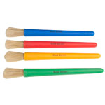 Major Brushes Coloured Junior Chubby Brushes - Pack of 4