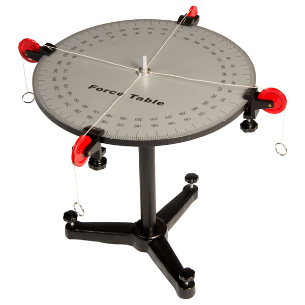Image of Rapid Force Table with Support Rod &amp; Tripod Base - Table Diameter ...