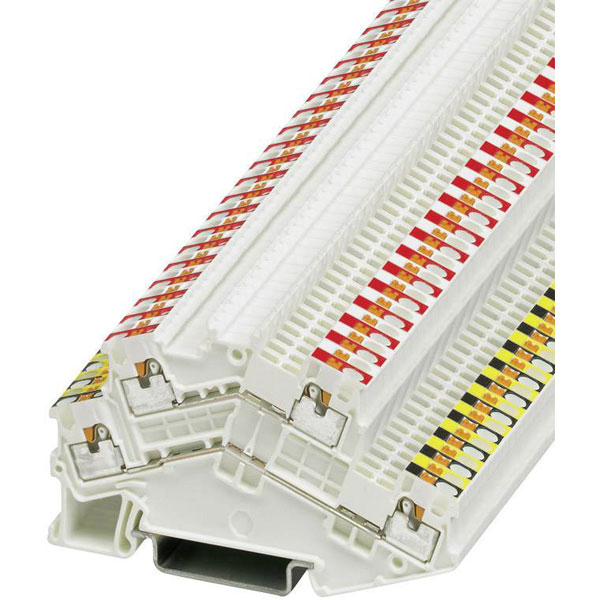 Phoenix Contact 3214663 Dual port continuity 7 mm white pull spring