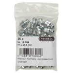 Pressol 16 004 H1 Lubricating Nipple A-Straight Ø 8 mm 25 pcs
