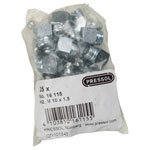 Pressol 16 115 Tapered Lubricating Nipple H2-45° M10x1.5-VZ 25 pcs