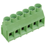 PTR Hartmann 50840020201D Screw Terminal 4.00 mm² 2 Pins Green 1pc
