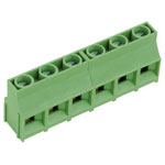 PTR Hartmann 50841060201D Screw Terminal 4.00mm² 6 Pins Green 1pc