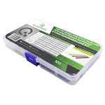 Quadrios 1812CA008 Heatshrink Set 100 Parts 3:1&2:1 Black Red White Green