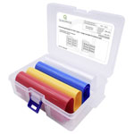Quadrios 1905CA059 Battery Heatshrink 2:1 Transparent/Blue/Yellow/Red