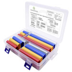 Quadrios 1905CA060 Battery Heatshrink 2:1 No Adhesive 16 Parts 4 Colours