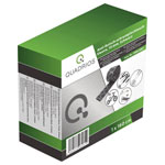 Quadrios 1908CA063 Heatshrink Black 15mm-7.5mm 2:1 Shrinkage 1.6m