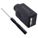 Quadrios 2001C199 USB 2.0 Modular-Socket Set Type A Straight 1pc