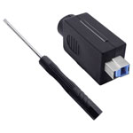 Quadrios 2001C204 USB 3.0 Modular Plug Set Type B Straight 1 pc