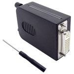 Quadrios 2001C227 DVI Connector Socket 30 Pins Straight Black 1 pc