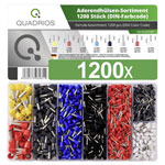 Quadrios 2011C405 Ferrule Set 1200 pcs Multi-colour Polyamide Copper