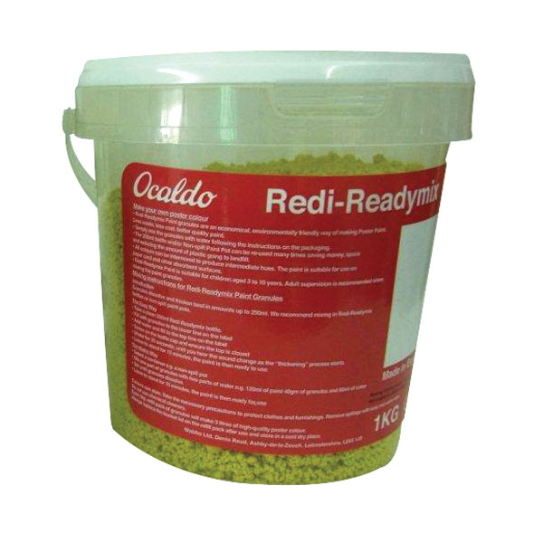 Ocaldo Washable Paint Granules Refill 1kg Yellow Rapid Online