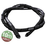 Quadrios 2111C144 Spiral Tube Black Flexible Halogen-Free 1 Set