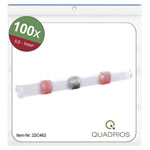 Quadrios 22C462 Butt Joint Heatshrink 0.5-1.0mm² Insulated Red Set
