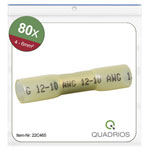 Quadrios 22C465 Butt Joint Heatshrink 4/6mm² Yellow Waterproof 1 Set