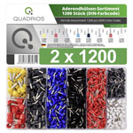 Quadrios 22C470 Ferrule Set 0.5-10mm² 2400pcs Multicolour