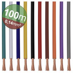 Quadrios 22CW001 Stranded Wire Set 1x0.14mm² Multi-Coloured Copper