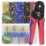 Quadrios 22T008 Crimper Set 0.25-10 mm² Ergonomic Handle Ferrule Set