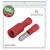 Quadrios 23C490 Bullet Connector 100 pcs Red 0.5-1.5 mm² 10A 4mm