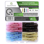 Quadrios 23C494 Butt Joint Crimp Connectors 45 Pcs 0.5-6 mm² Waterproof