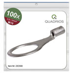 Quadrios 23C500 Ring Terminal 1.5mm² Hole Ø10.5mm Non-Insulated 100pcs