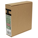 Quadrios 23CA176 Heatshrink Adhesive Black 6.4mm 5m 3:1 Waterproof PE