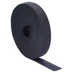 Quadrios 23CA191 Hook-and-Loop Tape Polyamide 10m x 20mm Black