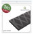 Quadrios 23CA222 Heatshrink Tubing Black 28mm 2:1 Shrinkage 1m