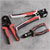 Quadrios 23T033 Pliers Set: Auto-Adjust Ergonomic Grip Lightweight
