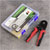 Quadrios 23T045 Ferrule Set 8 Sizes Crimping Tool Incl. Multicoloured Sleeves