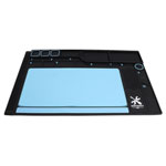 Quadrios 23T049 Tray Black/Turquoise Antistatic Flexible 58 x 38 x 1.2 cm