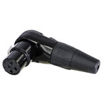 Rean RC3FR-BAG XLR Connector Right Angle 3 Pins 1pc