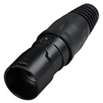 Rean RCEM-Z-001-1 AV Cable Connector IP65 Black-Chrome RJ45 1pc