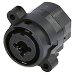 Rean RCJ6FI-H-0 XLR Connector 3-Pin Socket 1pc